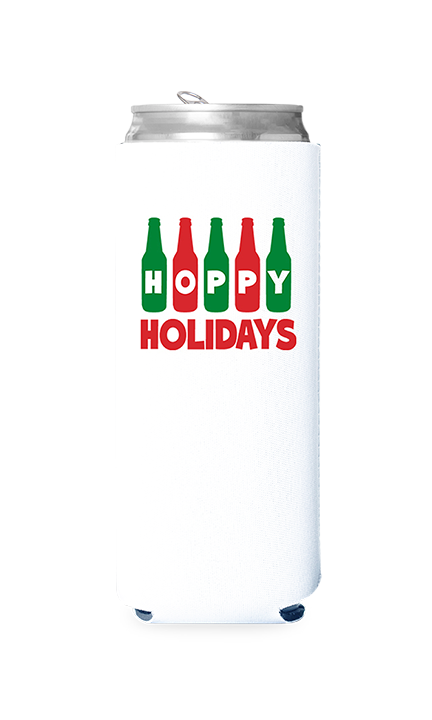 Hoppy Holidays Predesigned Can Cooler