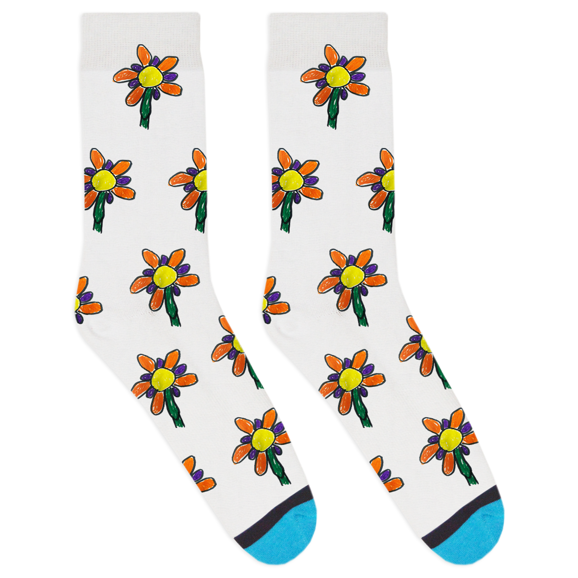 Custom Drawing Socks