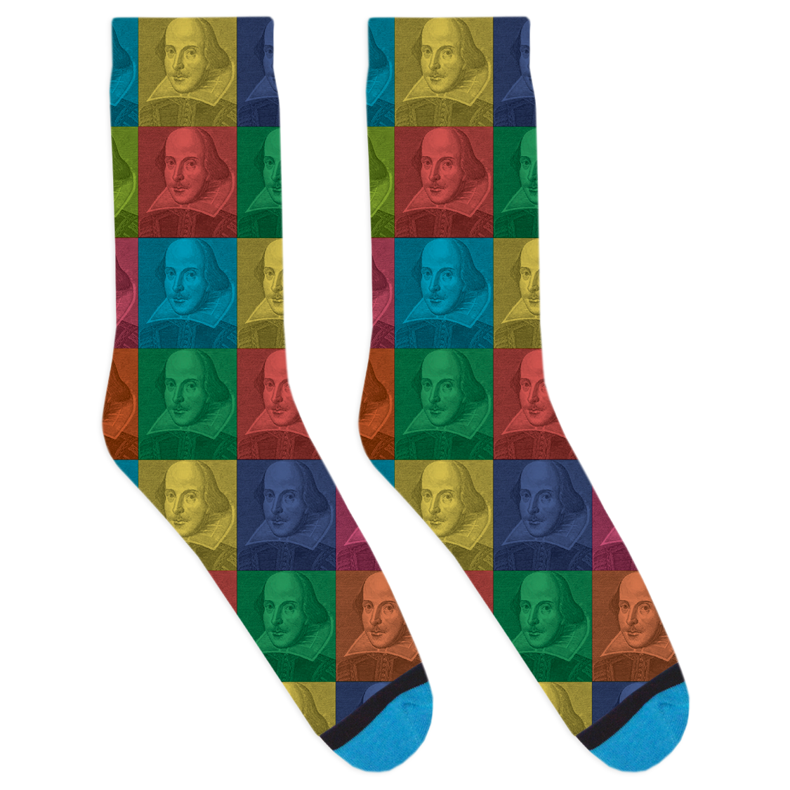 William Shakespeare Pop Art Socks