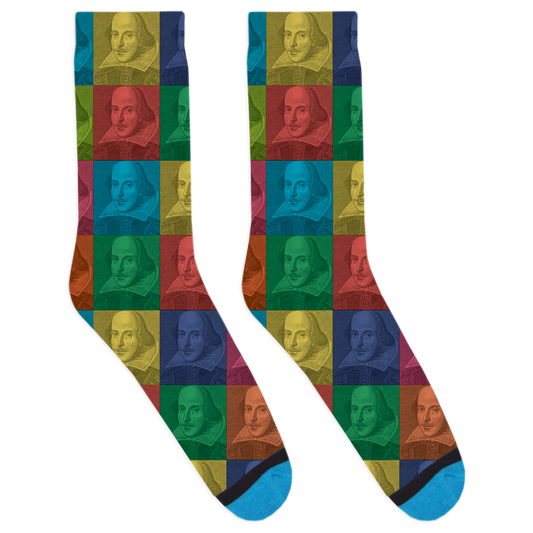 William Shakespeare Pop Art Socks