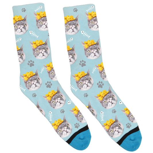 Willow the Beautiful Cat Socks