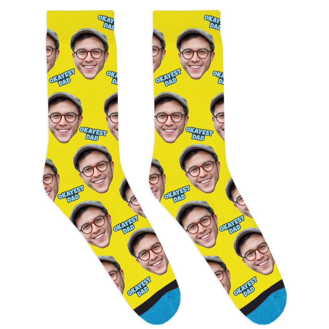 Custom Okayest Dad Socks