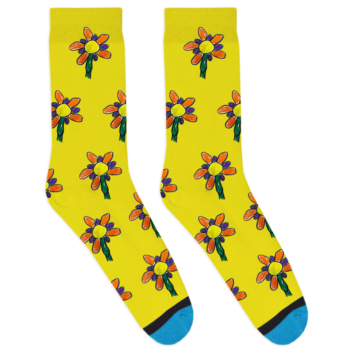 Custom Drawing Socks