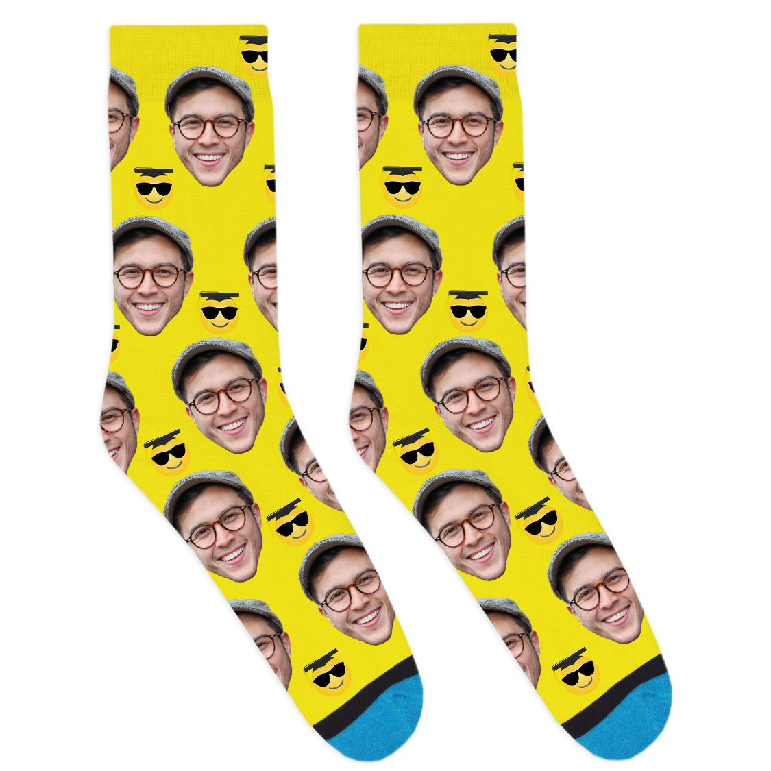 Custom Graduation Emoji Socks