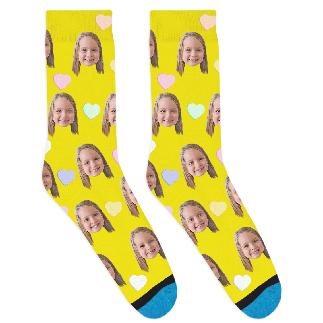 Custom Candy Hearts Socks