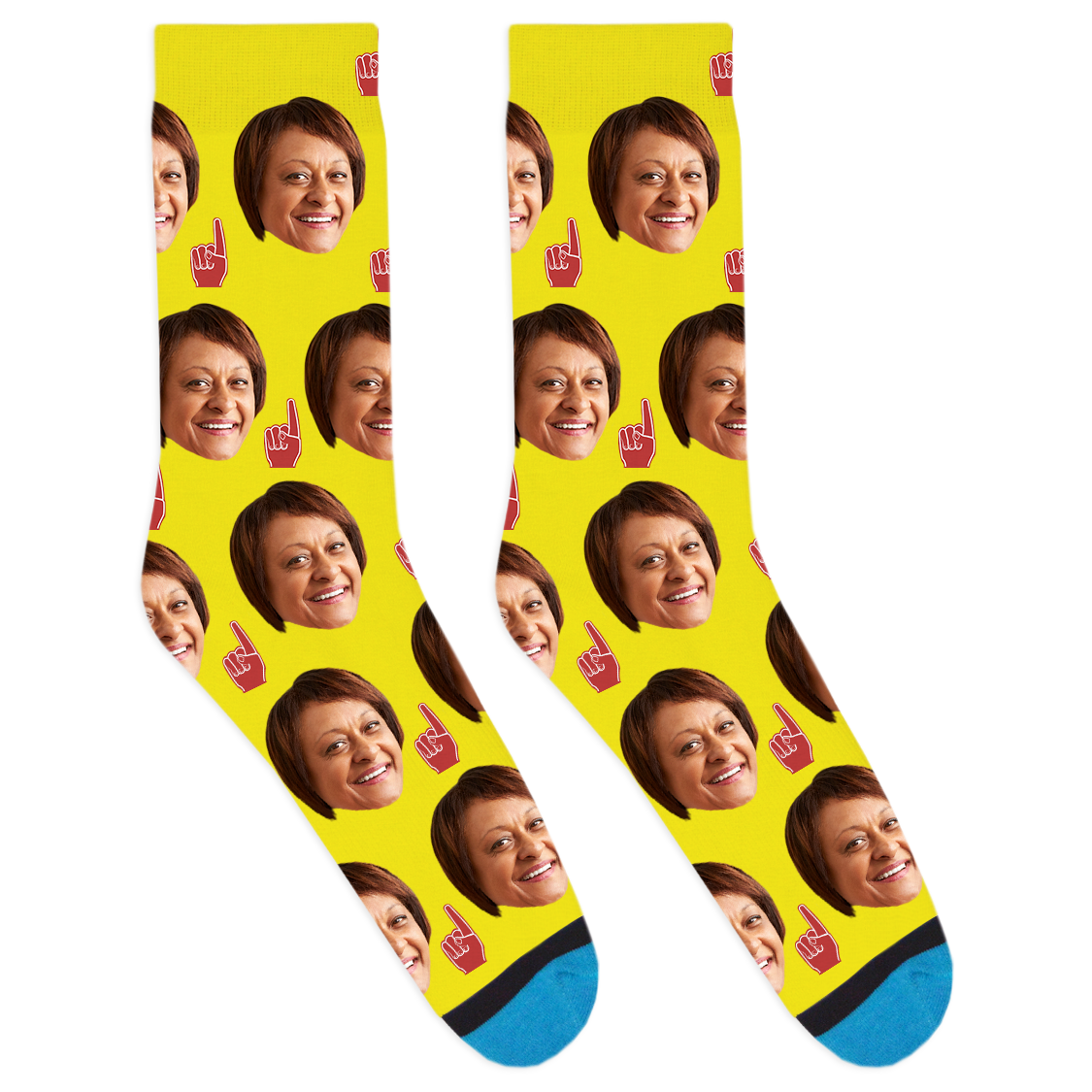 Custom Foam Finger Socks