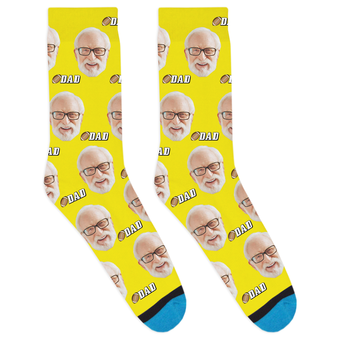 Custom Football Dad Socks