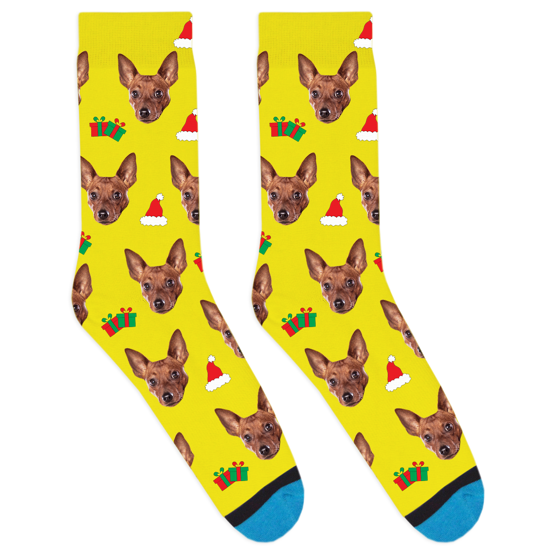 Custom Santa Hat Socks