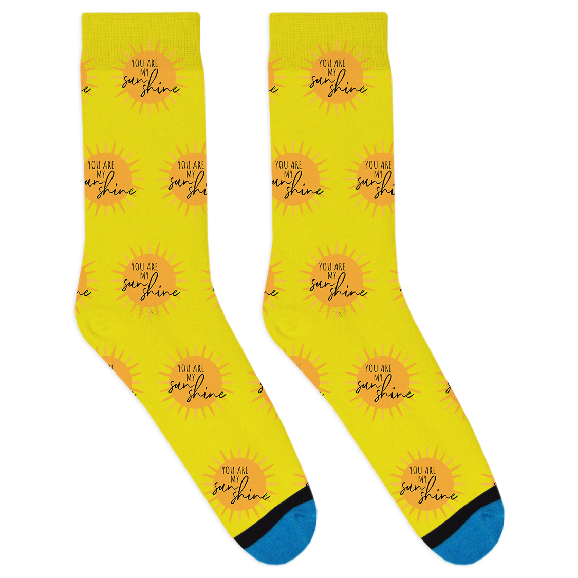 You Are My Sunshine Socks